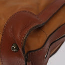 Chloe Tote Bag Leather Brown Auth 121219-15