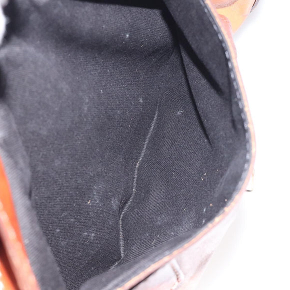 Chloe Tote Bag Leather Brown Auth 121219