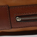 Chloe Tote Bag Leather Brown Auth 121219-5