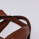 Chloe Tote Bag Leather Brown Auth 121219-9