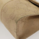 GUCCI GG Canvas Pouch Beige Auth 121227-8