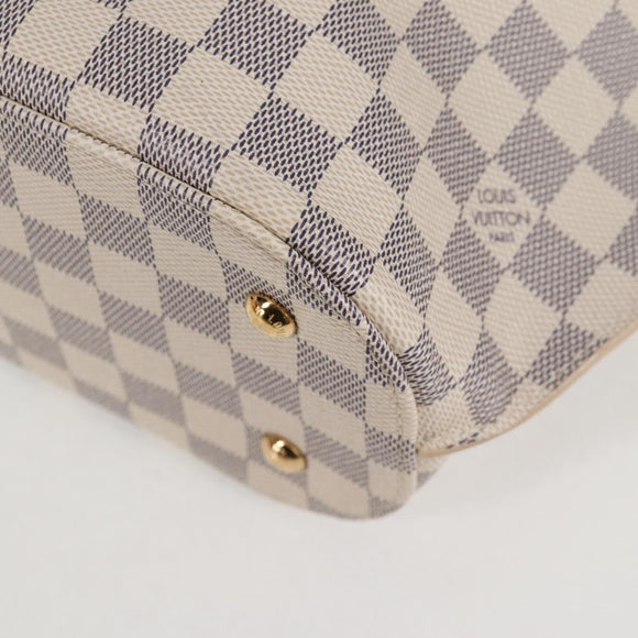 LOUIS VUITTON Damier Azur Giroratta Hand Bag N41579 LV Auth 121229M