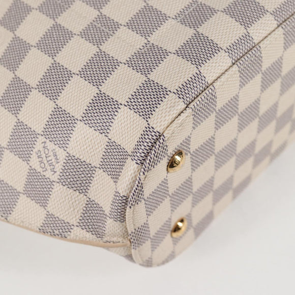 LOUIS VUITTON Damier Azur Giroratta Hand Bag N41579 LV Auth 121229M