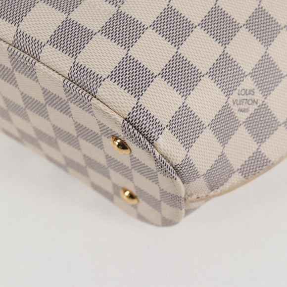 LOUIS VUITTON Damier Azur Giroratta Hand Bag N41579 LV Auth 121229M