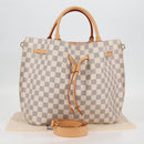 LOUIS VUITTON Damier Azur Giroratta Hand Bag N41579 LV Auth 121229M-12
