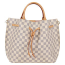 LOUIS VUITTON Damier Azur Giroratta Hand Bag N41579 LV Auth 121229M-13
