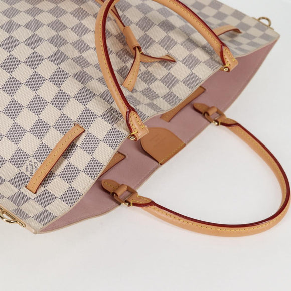 LOUIS VUITTON Damier Azur Giroratta Hand Bag N41579 LV Auth 121229M