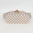 LOUIS VUITTON Damier Azur Giroratta Hand Bag N41579 LV Auth 121229M-5