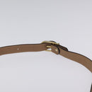 CELINE C Sulky Shoulder Bag Coated Canvas Beige gold Auth 121230-8