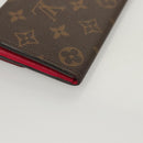 LOUIS VUITTON Monogram Portefeuille Emilie Wallet Pink M60697 LV Auth 121244-15