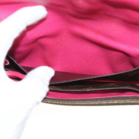 LOUIS VUITTON Monogram Portefeuille Emilie Wallet Pink M60697 LV Auth 121244