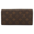 LOUIS VUITTON Monogram Portefeuille Emilie Wallet Pink M60697 LV Auth 121244-2