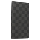 LOUIS VUITTON Damier Graphite Portefeuille Ron Long Wallet N62227 LV Auth 121246-1
