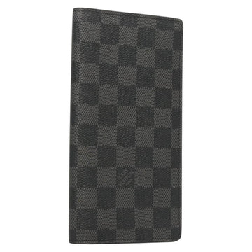 LOUIS VUITTON Damier Graphite Portefeuille Ron Long Wallet N62227 LV Auth 121246