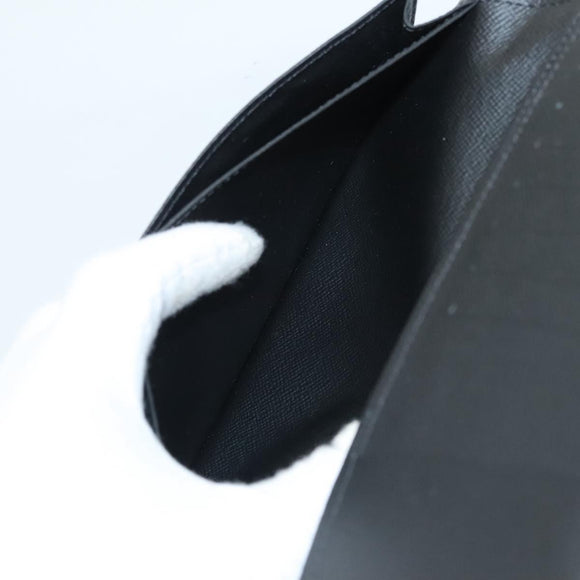 LOUIS VUITTON Damier Graphite Portefeuille Ron Long Wallet N62227 LV Auth 121246