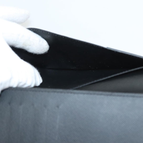 LOUIS VUITTON Damier Graphite Portefeuille Ron Long Wallet N62227 LV Auth 121246