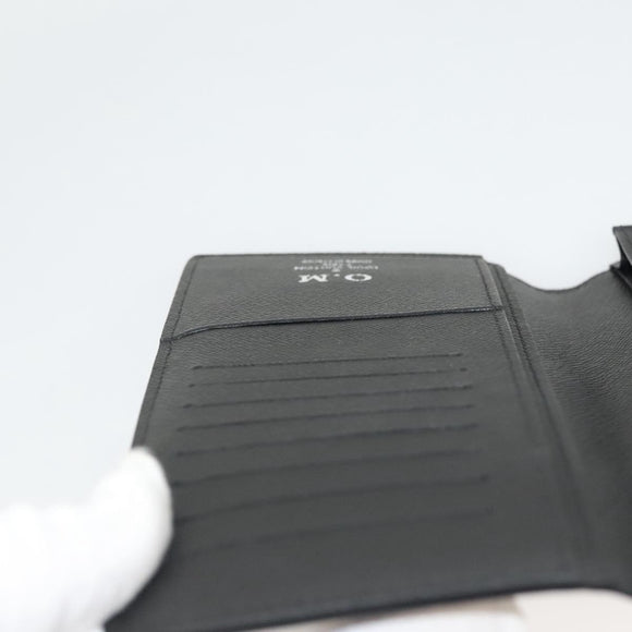 LOUIS VUITTON Damier Graphite Portefeuille Ron Long Wallet N62227 LV Auth 121246