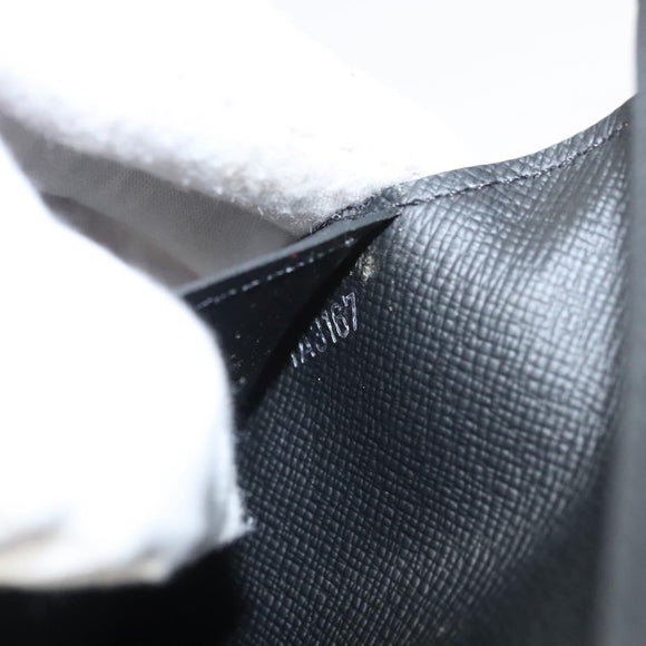 LOUIS VUITTON Damier Graphite Portefeuille Ron Long Wallet N62227 LV Auth 121246