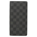LOUIS VUITTON Damier Graphite Portefeuille Ron Long Wallet N62227 LV Auth 121246-13