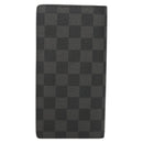 LOUIS VUITTON Damier Graphite Portefeuille Ron Long Wallet N62227 LV Auth 121246-2