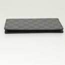 LOUIS VUITTON Damier Graphite Portefeuille Ron Long Wallet N62227 LV Auth 121246-4