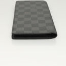 LOUIS VUITTON Damier Graphite Portefeuille Ron Long Wallet N62227 LV Auth 121246-5