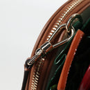 kate spade Glamwich 3D Sandwich Shoulder Bag Leather Brown Gold Auth 121253M-19