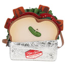 kate spade Glamwich 3D Sandwich Shoulder Bag Leather Brown Gold Auth 121253M-2