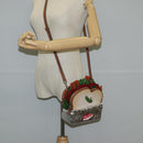 kate spade Glamwich 3D Sandwich Shoulder Bag Leather Brown Gold Auth 121253M-27