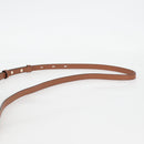 kate spade Glamwich 3D Sandwich Shoulder Bag Leather Brown Gold Auth 121253M-8