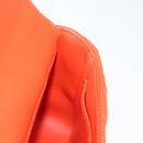 Christian Dior CARO Calo Microcannage Shoulder Bag Leather Orange Auth 121261M-23