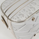 Christian Dior Medium Classic Bowling Bag Bag Leather White Gold Auth 121262SAM-9