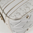 Christian Dior Medium Classic Bowling Bag Bag Leather White Gold Auth 121262M-15