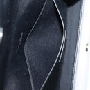 SAINT LAURENT Chain Shoulder Bag Leather Black Silver Auth 121273M-26