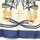 HERMES Carre 90 Scarf ""BRIDES de GALA"" Silk Blue Auth 121275-9