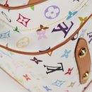 LOUIS VUITTON Monogram Multicolor Rita Bag 2way White M40125 LV Auth 121279V-15