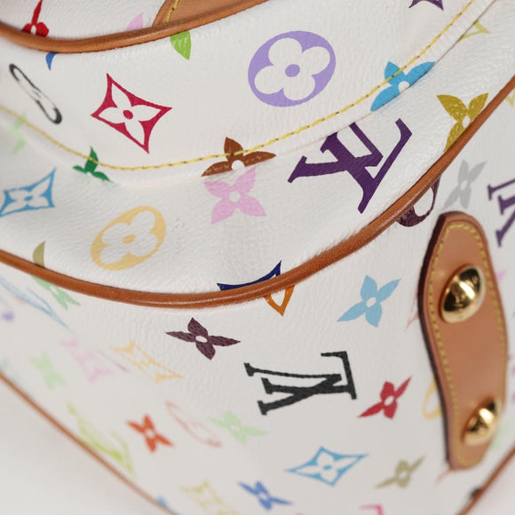 LOUIS VUITTON Monogram Multicolor Rita Bag 2way White M40125 LV Auth 121279V