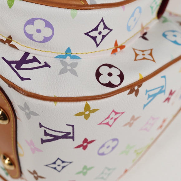 LOUIS VUITTON Monogram Multicolor Rita Bag 2way White M40125 LV Auth 121279V