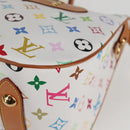 LOUIS VUITTON Monogram Multicolor Rita Bag 2way White M40125 LV Auth 121279V-18