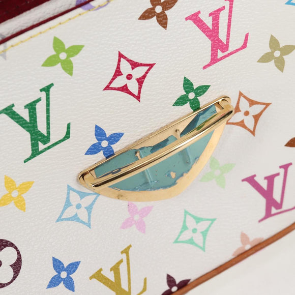 LOUIS VUITTON Monogram Multicolor Rita Bag 2way White M40125 LV Auth 121279V