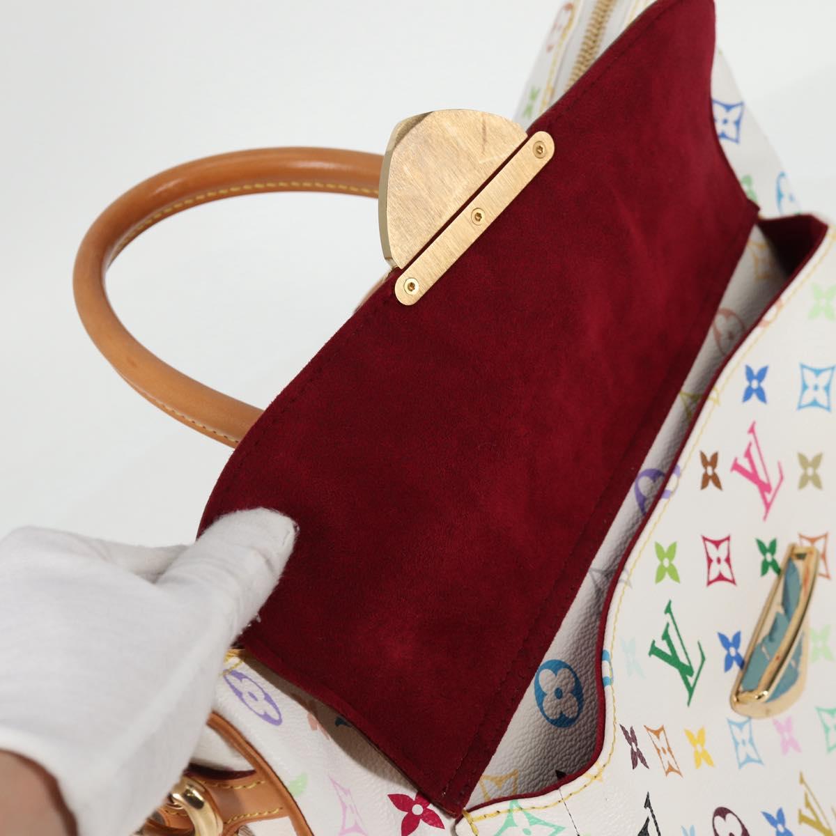 LOUIS VUITTON Monogram Multicolor Rita Bag 2way White M40125 LV