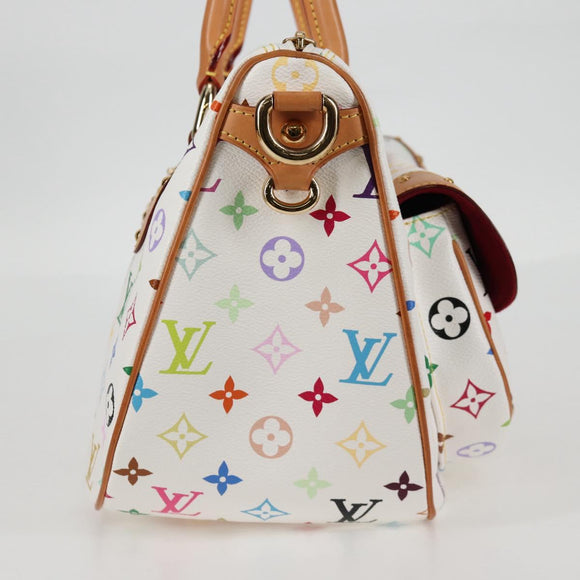LOUIS VUITTON Monogram Multicolor Rita Bag 2way White M40125 LV Auth 121279V