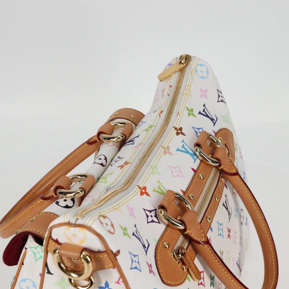LOUIS VUITTON Monogram Multicolor Rita Bag 2way White M40125 LV Auth 121279V