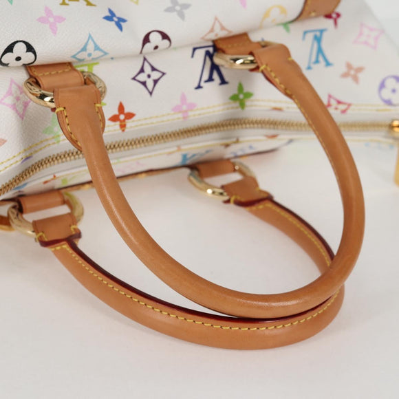 LOUIS VUITTON Monogram Multicolor Rita Bag 2way White M40125 LV Auth 121279V