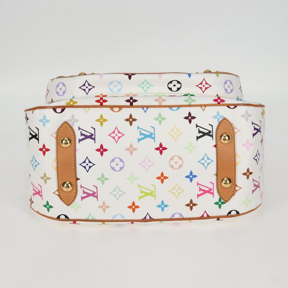 LOUIS VUITTON Monogram Multicolor Rita Bag 2way White M40125 LV Auth 121279V