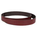 HERMES Constance Belt Leather 48"" Wine Red Auth 121287M-2