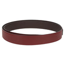 HERMES Constance Belt Leather 48"" Wine Red Auth 121287M-3