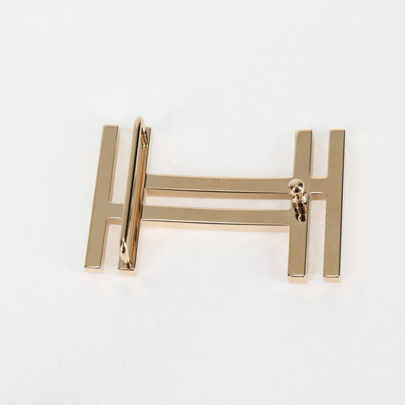 HERMES Constance Belt Leather 48"" Wine Red Auth 121287M