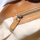 GUCCI Shoulder Bag Canvas Leather Beige Brown 109133 Auth 121302-18