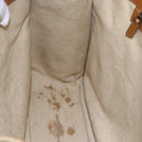 GUCCI Shoulder Bag Canvas Leather Beige Brown 109133 Auth 121302-10